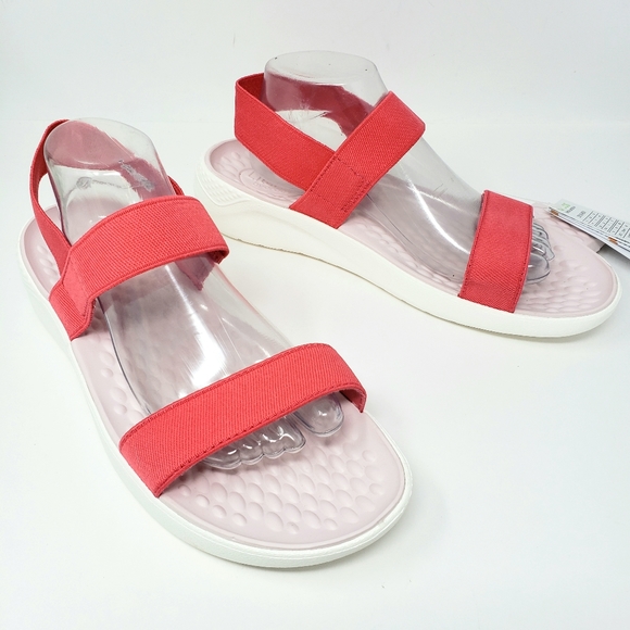 pink comfort sandals
